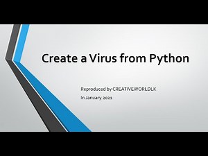 How to create a Virus from Python