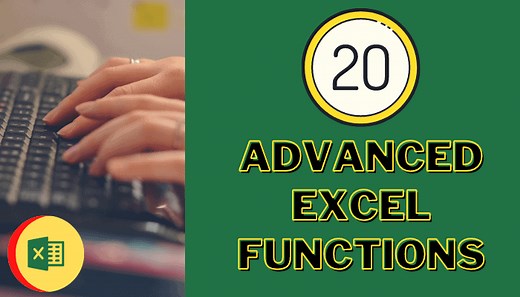 20 Advanced Excel Functions and Formulas (for Excel Pros)