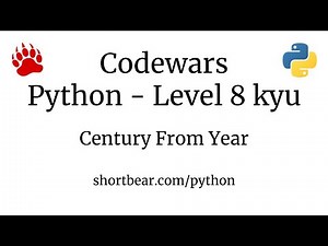 Codewars - Python - Century From Year