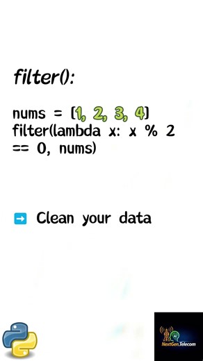 Day 29/45 – map(), filter(), reduce() | #Python | #programming