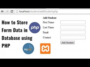 How to Insert Form Data into Database using PHP | MySQL | Xampp in Hindi