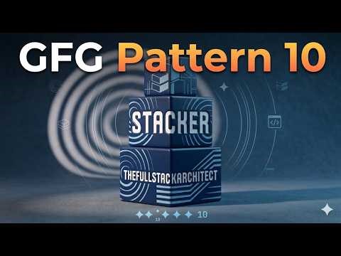 Pattern 10: Half Diamond Star Pattern | Java Logic & Dry Run | Stacker