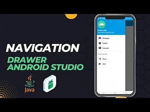 Android navigation drawer tutorial using fragments | Navigation drawer android studio |
