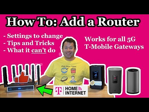 ✅ How To Add A Router To T-Mobile Home Internet 5G Gateways - Tips and Tricks