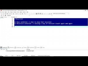 Recursion | Recursion in C Explained | Function Calling Itself with Real Examples | C Tutorial