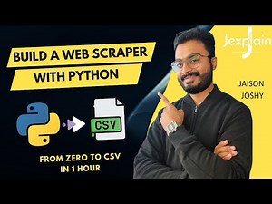 Python Web Scraper Project | Python Project for Beginners | Build a Scraper & Save to CSV in 1 Hour