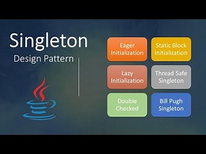 What is Singleton Design Pattern In Java | Singleton Class | 6 Different implementations
