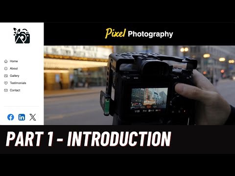 Design A Photography Website Using HTML, CSS & JavaScript (Part 1)