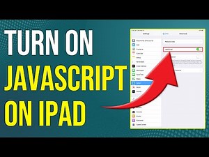 How To Turn On Javascript On iPad (How To Enable Javascript On iPad)