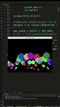 Python Making Music Dance 🎵 | Hypnotic Code Visualizer #python