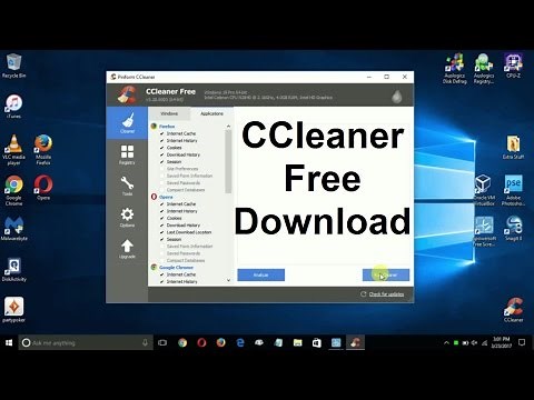 How to download ccleaner, install and run - Computer Clean Up- Free & Easy