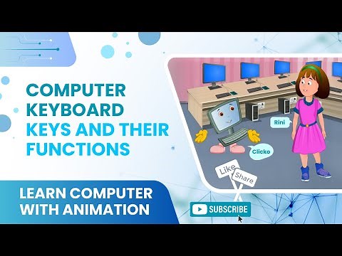 Basics of Computers | Computer Keyboard Keys and their Functions | Explained [ Animation ]