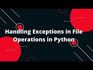 Python for Beginners #11: Handling Exceptions in File Operations! 📂🔧