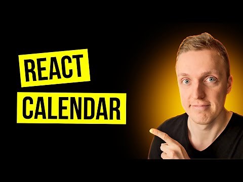 React Calendar: Build a Dynamic Calendar from Scratch