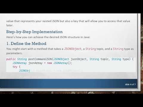 Successfully Create a Nested JSONObject in Java for Your Data Posting Needs
