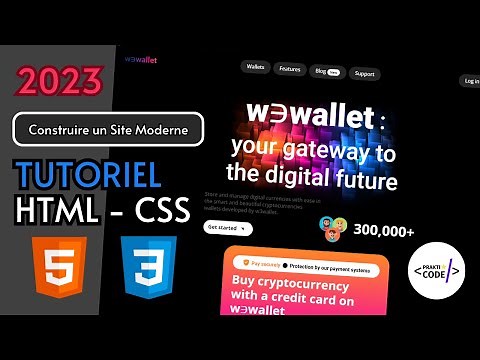 Créer un Site Web Moderne en HTML & CSS : Guide Complet pour Débutants (2024)
