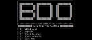 ATM Simulator System In C   With Source Code - Source Code & Projects