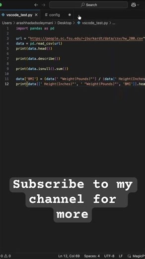 Create new .py file in VSCode