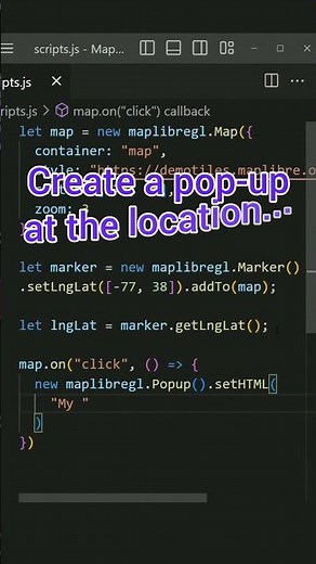 Make a Website Map with Pop-ups using MapLibre GL JS