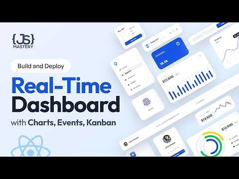 Build and Deploy a React Admin Dashboard With Real time Data, Charts, Events, Kanban, CRM, and More