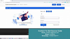 Student Enrollment System Project in Java using JSP, Servlet, and MYSQL – Codebun