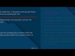 How to Use regEx to Match All Double Quotes in Brackets
