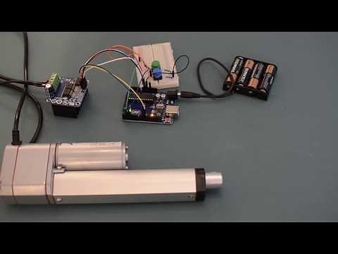 Controlling a Linear Actuator with an Arduino and Motor Driver
