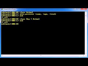 Ruby Programming Tutorial - 6 - Inheritance