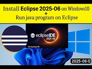 How to Install Eclipse IDE 2025 with Java JDK 20 on Windows 10/11 | Complete Setup Tutorial