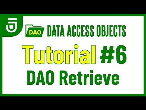 DAO Retrieve | DAO Tutorial for Beginners