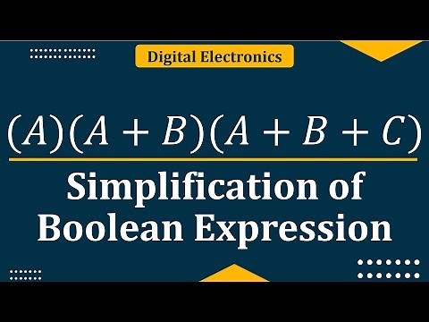 How to Simplify Boolean Expression | Digital Electronics