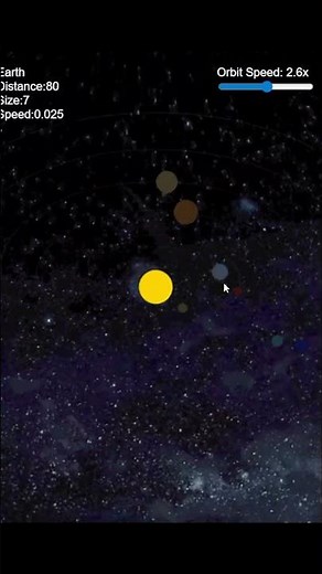 🚀 Interactive Solar System Simulation | Built with ChatGPT & Three.js 🌌