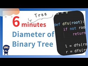 Diameter of Binary Tree - LeetCode #543 - Python, JavaScript, Java, C++