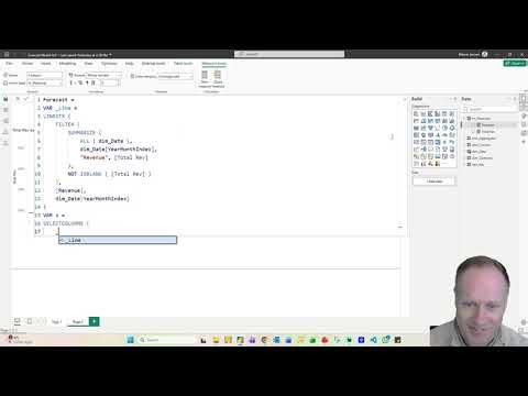 Forecasting in Power BI without using external tools.