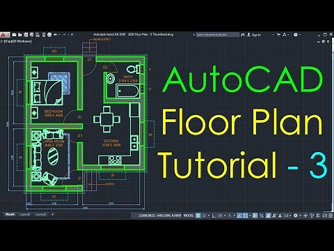 AutoCAD Simple Floor Plan for Beginners - 3 of 5