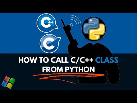 How to Call C(.c)/C++(.cpp) Class From Python(.py)
