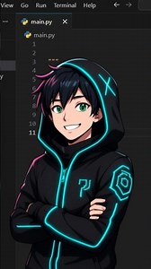 ONE Loop 😱 Python Star Pattern 🔥 || Code with gamerz || #coding #programming #codewithgamerz