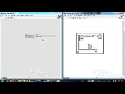 How to program and use mouse-enter-leave vi event in Event structure in LabVIEW