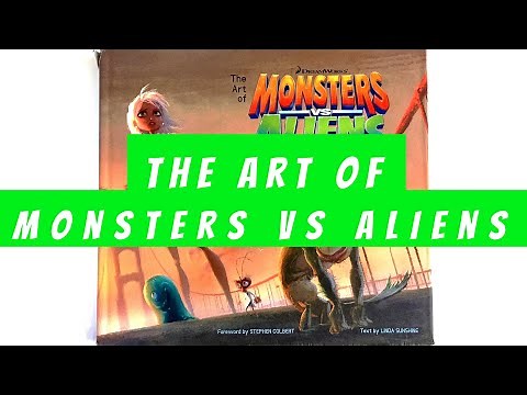 The Art of Monsters vs Aliens (flip through) Dreamworks Artbook