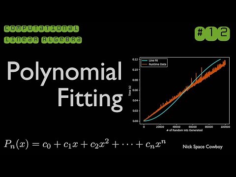 Polynomial Fitting by Least Squares - Linear Algebra