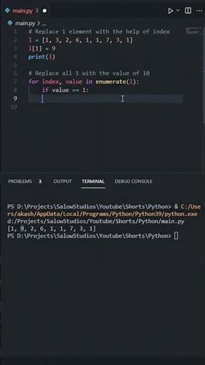 Replace Dictionary in Python #programminglanguage