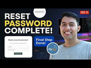 🔑 Password Reset Successful! Final Step Completed in Express.js & MySQL
