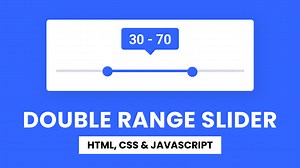 Double Range Slider | HTML, CSS, Javascript | Coding Artist