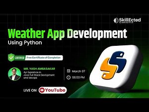 🎯 Weather App Development using Python
