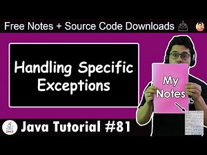 Handling Specific Exceptions in Java