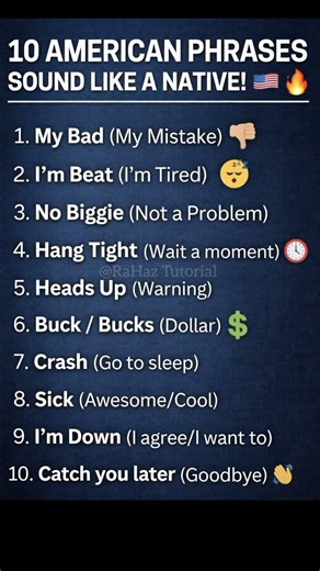 wanna Sound Like A native speaker #rahaztutorial