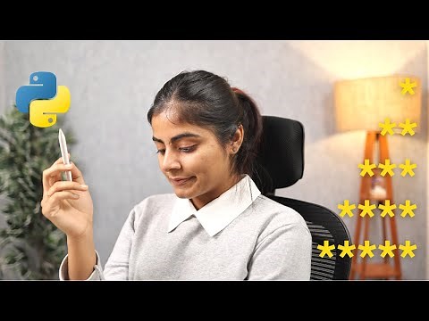 Star Patterns with Python Loops | Part 3 - Right Half Pyramid