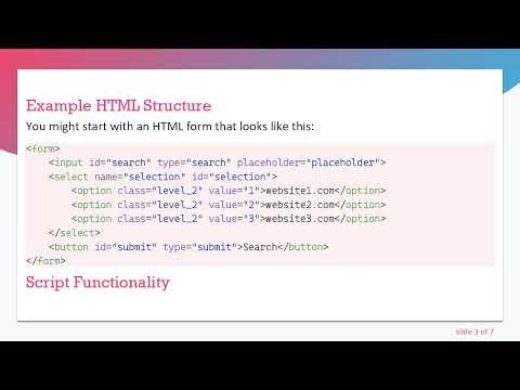 Creating a jQuery Search Script for Dynamic Web Requests