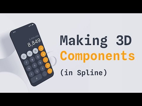 How to Create Components in 3D with Spline | Beginners Tutorial