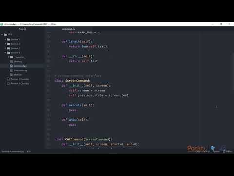 Python Design Patterns : Command | packtpub.com